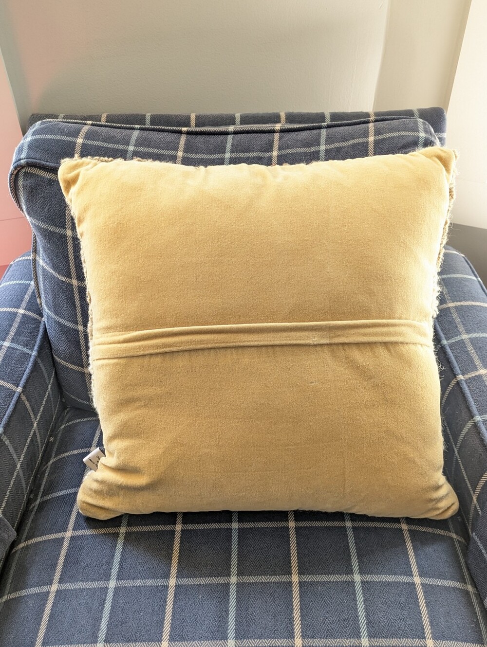 Vintage Chandler 4 Corners Wool Hook Rug Ski Vermont Pillow - Picture 3 of 5